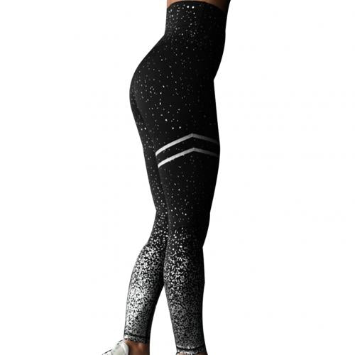 2019 Lady Gold Stamp Print Stretchy High Waist Seamless Leggings Yoga Pants Trousers Energy Seamless Leggings Gym Girl leggins