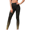 2019 Lady Gold Stamp Print Stretchy High Waist Seamless Leggings Yoga Pants Trousers Energy Seamless Leggings Gym Girl leggins