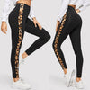 2020 High Waist Fitness Sport Yoga Pants Leggings Women Leopard Patchwork Stretch Workout Running Trousers Gym Slim Pants