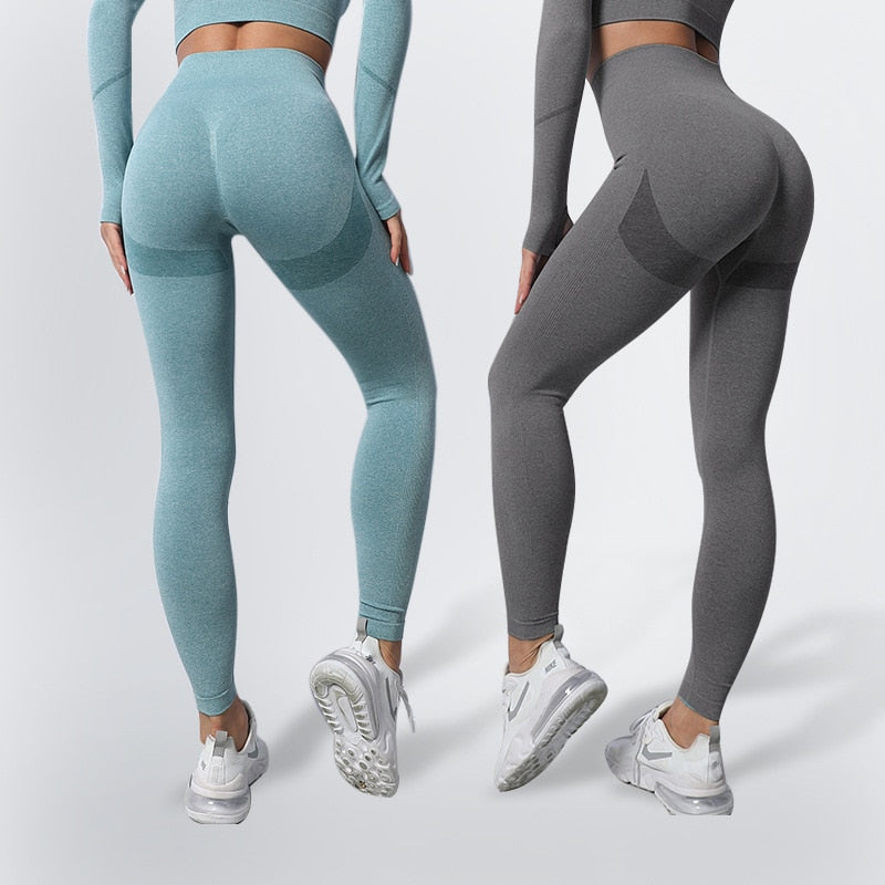 Leggings sport women fitness seamless yoga pants high waist gym butt&nbsp;lift scrunch bum leggings women clothes pantalones de yoga