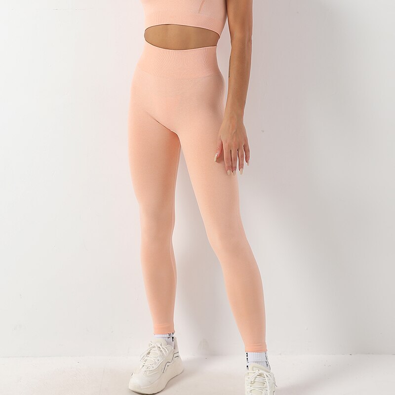 Leggings sport women fitness seamless yoga pants high waist gym butt&nbsp;lift scrunch bum leggings women clothes pantalones de yoga