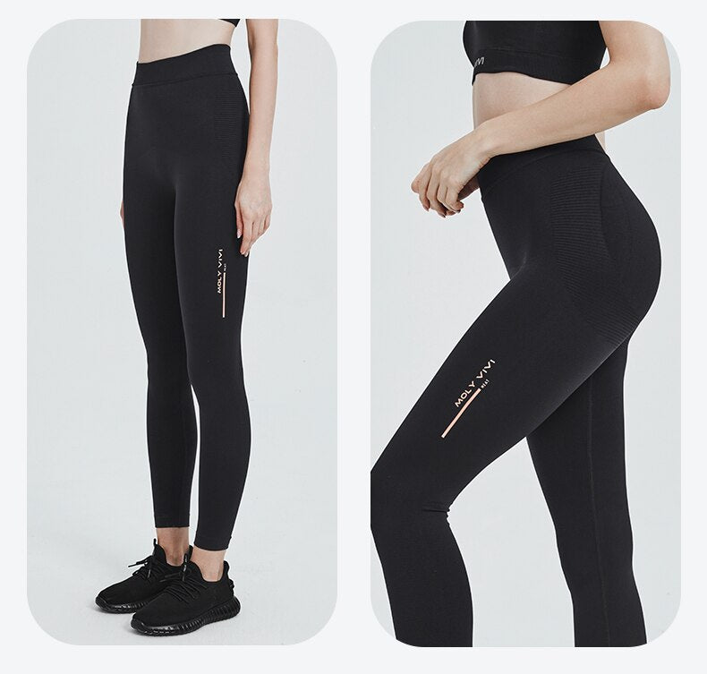 YUECAIDI Pants Thin Velvet High Waist Yoga Pants Hip Lifting Slim Sports Leggings for Women Leggings Sport Women Fitness