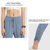 Moonglade Gym Leggings Yoga Pants Sports Fitness Running Women High Waist Loose Casual Thin Drawstring Quick-Dry