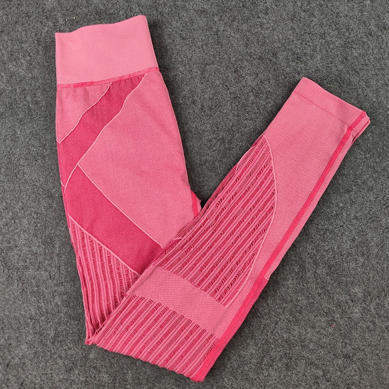 YUECAIDI Leggings High Waist Winter Clothes Women Pants Women Yoga Gym Leggings Women Sport Leggings Workout Leggings With Mesh