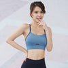 Sexy Y-Shaped Back Yoga Crop Top Bra Inner Padded Fitness Tank Tops Push Up Elastic Sport Bra Gym Vest Workout Female Underwear