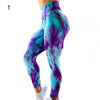 Tights Women Tie Dye Print Fitness Women's Pants Legging Women High Elastic Yoga Sweatpants Woman Activewear Push Up Tights