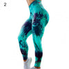 Tights Women Tie Dye Print Fitness Women's Pants Legging Women High Elastic Yoga Sweatpants Woman Activewear Push Up Tights