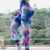 Tights Women Tie Dye Print Fitness Women's Pants Legging Women High Elastic Yoga Sweatpants Woman Activewear Push Up Tights
