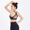 Cross Back Strappy Sports Bra Fitness Yoga Bra Back Women Nylon Gym Workout Crop Tops Push Up Fitness Underwear